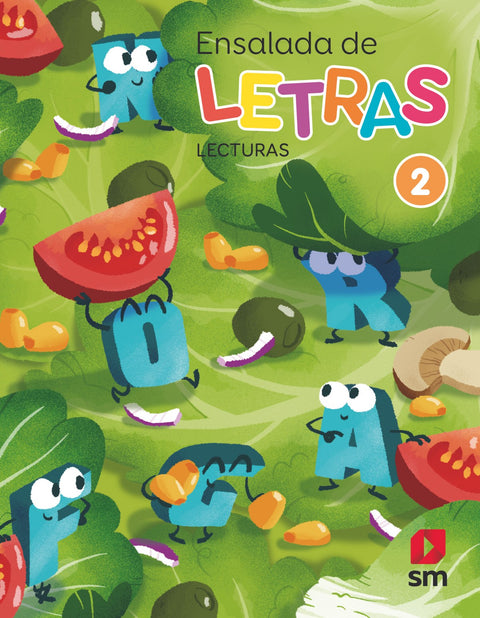  ENSALADA DE LETRAS 2ºPRIMARIA. LECTURAS. MÁS SAVIA 2019 