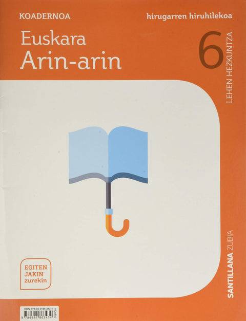  CUADERNO LENGUA 6 PRIMARIA 3 TRIM SABER HACER CONTIGO ZUBIA 