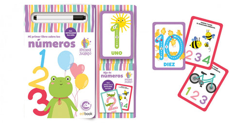  APRENDER JUGANDO LIBRO CARTÓN+ BITS - NÚMEROS 