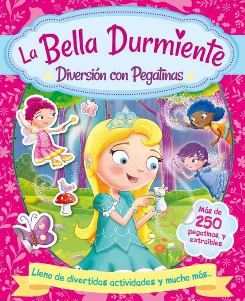  DIVERSIÓN CON PEGATINAS LA BELLA DURMIENTE 