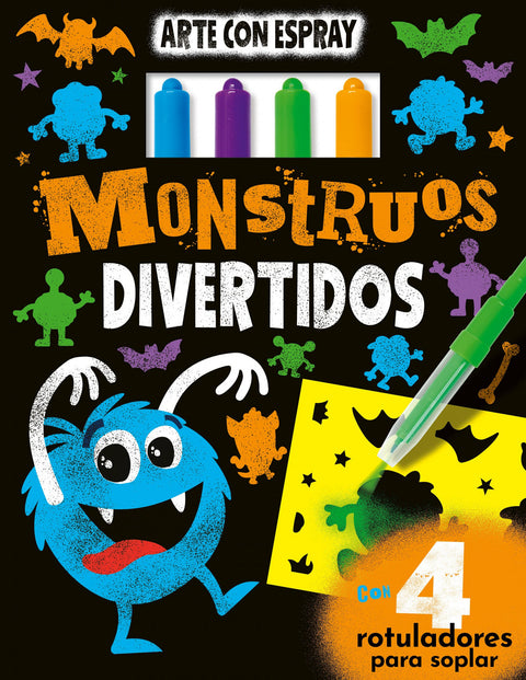  MONSTRUOS DIVERTIDOS. ARTE CON SPRAY 
