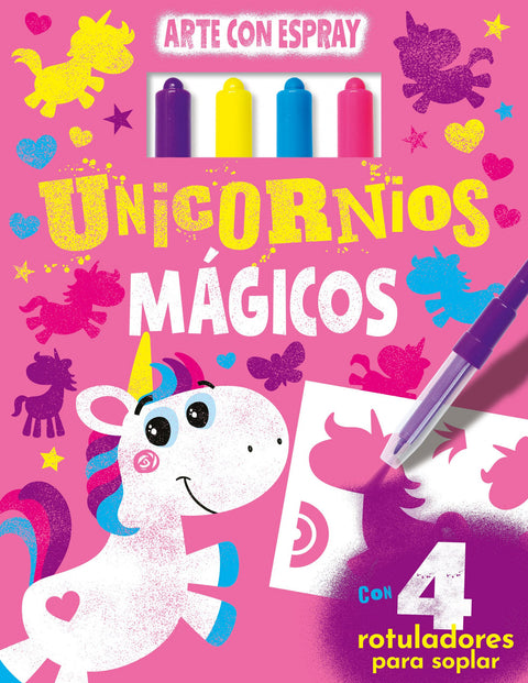  UNICORNIOS MAGICOS. ARTE CON SPRAY 
