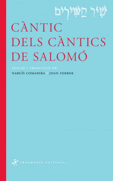  Cántic dels cántics de Salomó 