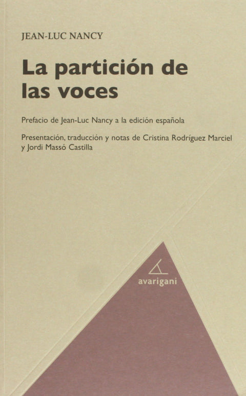  La partición de las voces 
