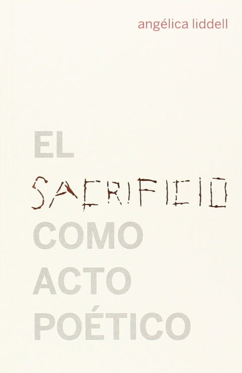  El sacrificio como acto poético 