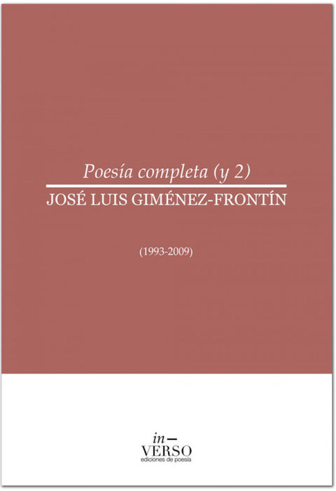  POESÍA COMPLETA (y 2) 