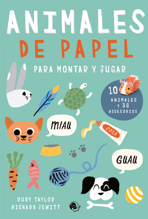  Animales de papel para montar y jugar 