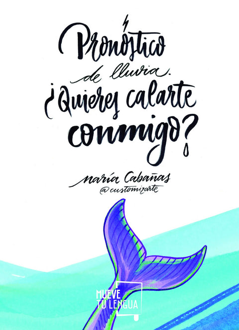  Pronóstico lluvia.¿Quieres calarte conmigo? 