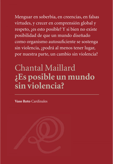  ¿ES POSIBLE UN MUNDO SIN VIOLENCIA? 