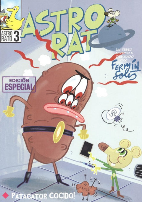  ASTRO RATO Nº3.ASTRO RATO E LAMPADIÑA EN PATACATOR COCIDO 
