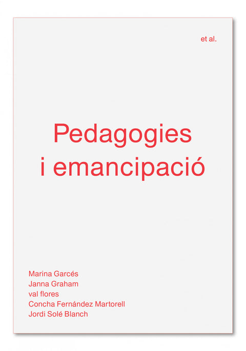  Pedagogies i emancipació 