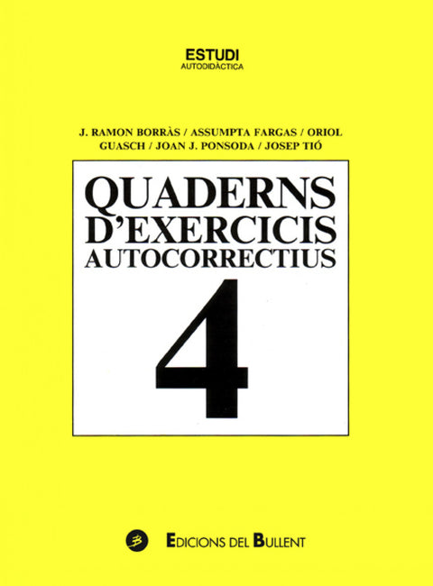  Quaderns de exercicis autocorretiu 4 