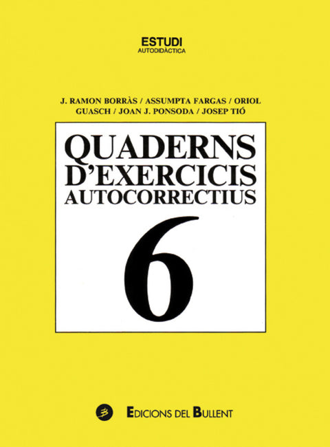 QUAD.D'EXERCICIS 6 AUTOCORRECTIUS 