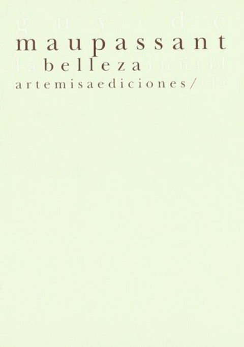  BELLEZA INUTIL,LA 
