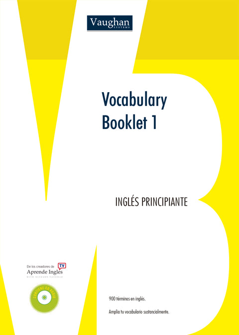  Vocabulary Booklet 1 