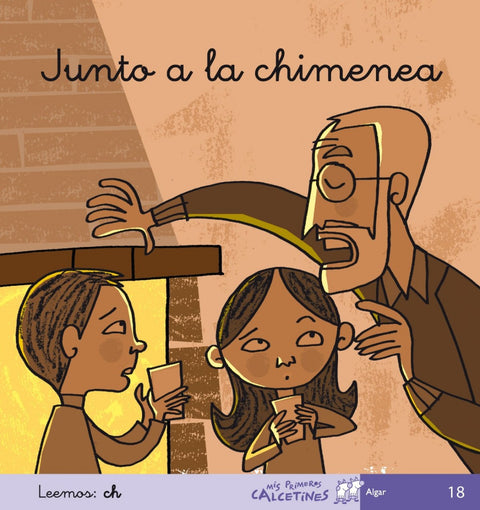  18.JUNTO A LA CHIMENEA.(MIS PRIMEROS CALCETINES) 