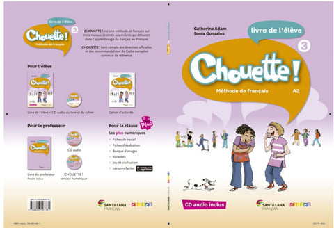  Chouette 3. Livre eleve pack +cd 