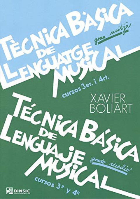  TÉCNICA BASICA DE LLENGUATGE MUSICAL 3R-4T 