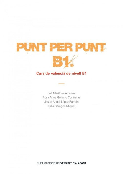  PUNT PER PUNT B1 