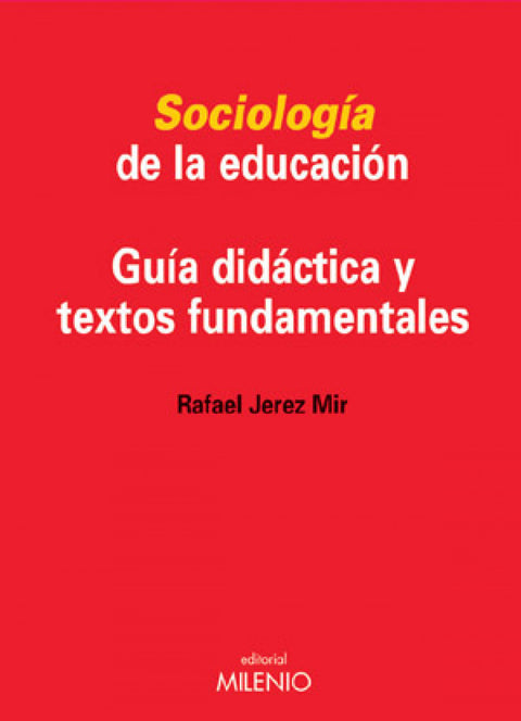  Sociología de la educación 