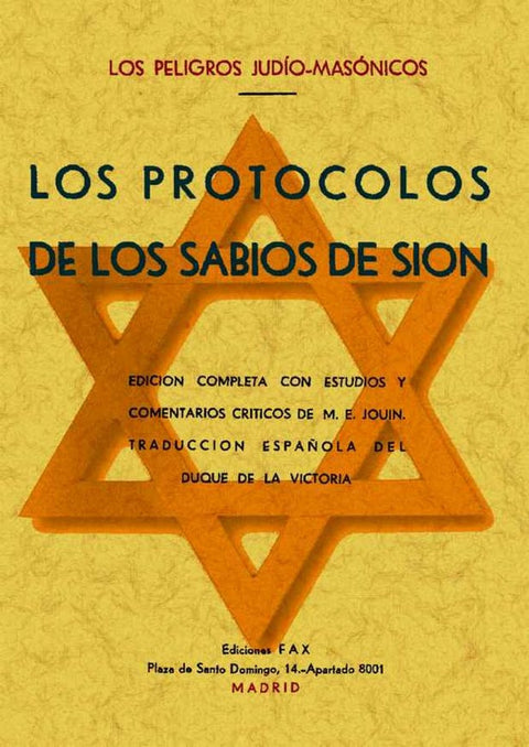  Los protoclos de los sabios de Sión (Los peligros judío-masónicos) 