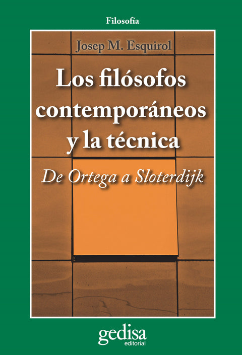  Los filósofos contemporáneos y la técnica 