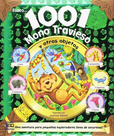  Busca 1001 mono travieso y otros objetos 