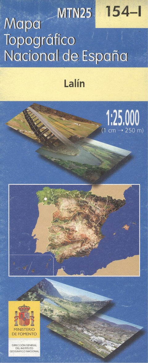  MTN 25. Hoja 154-I, Lalín 