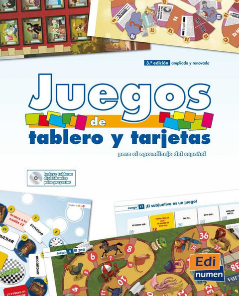  JUEGOS DE TABLERO Y TARJETAS 3ªED APRENDIZAJE ESPAÑOL 