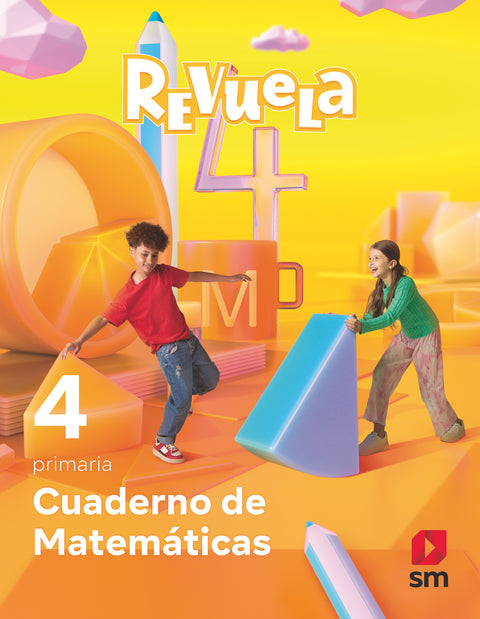  Cuaderno de Matemáticas 4ºPrimaria. Revuela 2023 