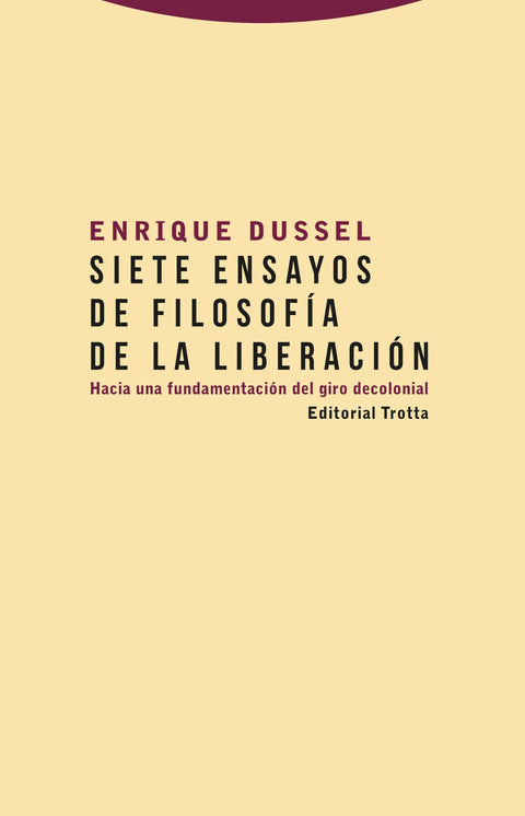  Siete ensayos de filosofía de la liberación 