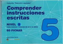  COMPRENDER INSTRUCCIONES ESCRITAS - NIVEL 5 