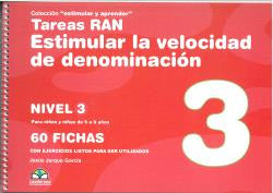  Tareas RAN. Estimular la velocidad de denominación - NIVEL 3 