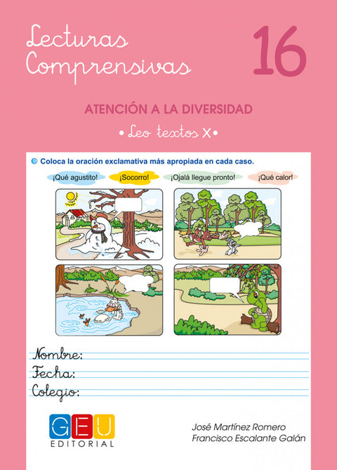  Lecturas comprensivas 16 