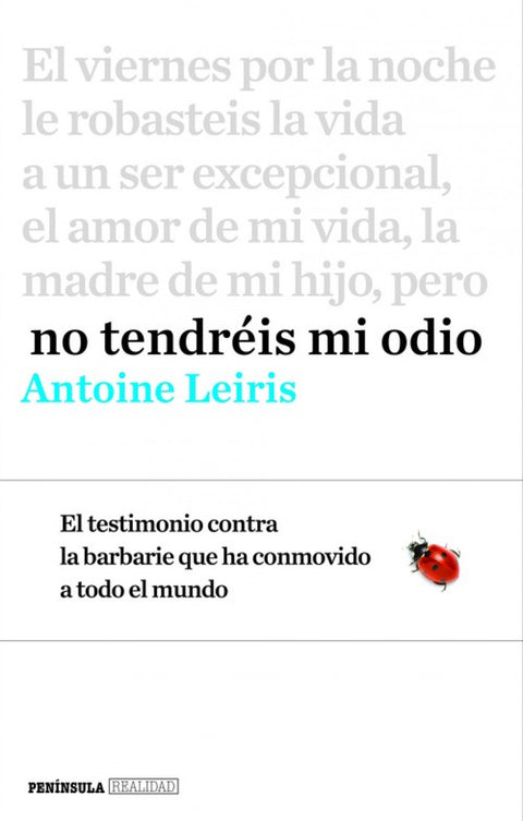  No tendréis mi odio 