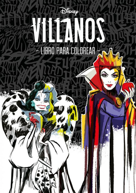  VILLANOS: LIBRO PARA COLOREAR 