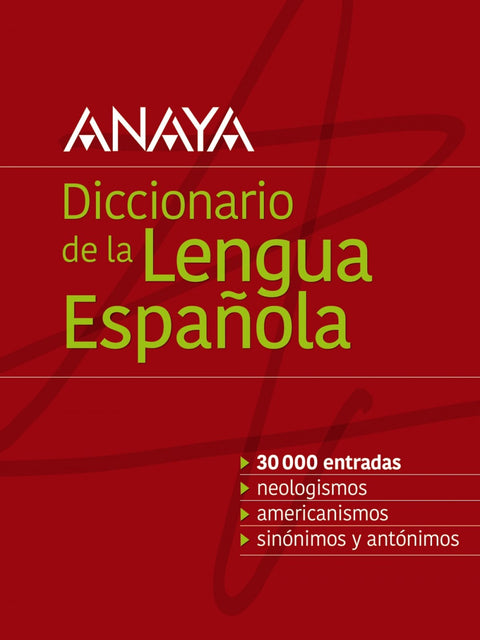  DICCIONARIO ANAYA DE LA LENGUA ESPAÑOLA 
