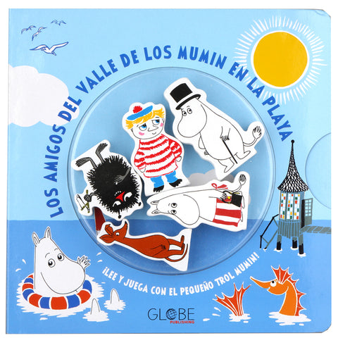  Los amigos del valle de los Mumin en la playa 