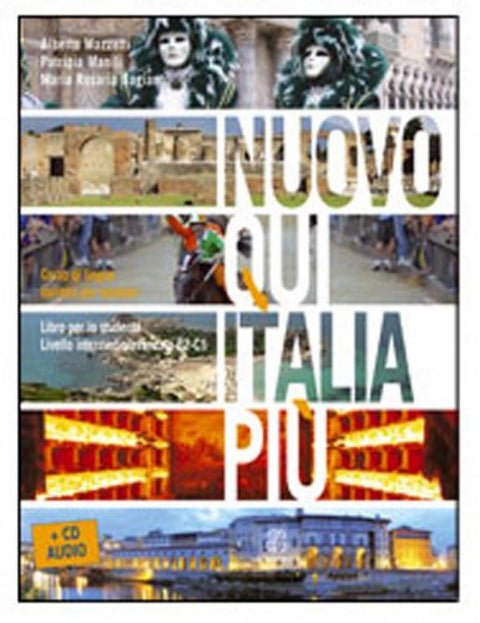  Nuovo qui italia piu b2-c1 libro+cd 