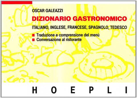  Dizionario gastronomico 