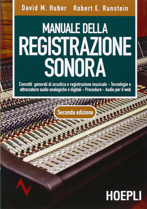  Manuale della registrazione sonora 