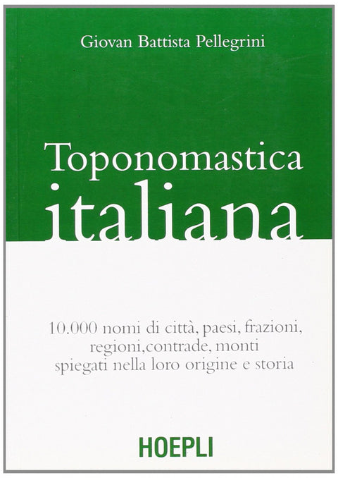  Toponomastica italiana 