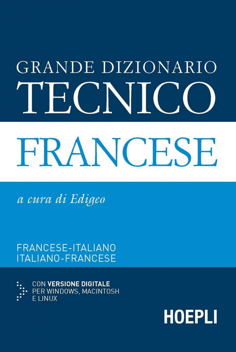  Grande dizionario tecnico Francese 
