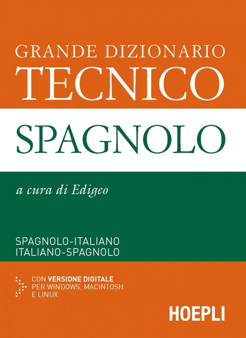  Grande dizionario tecnico Spagnolo 
