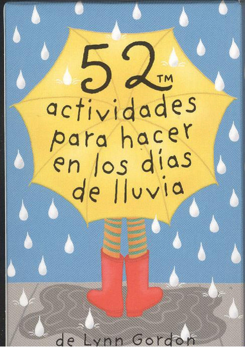  BARAJA 52 ACTIVIDADES PARA HACER EN LOS DÍAS DE LLUVIA 