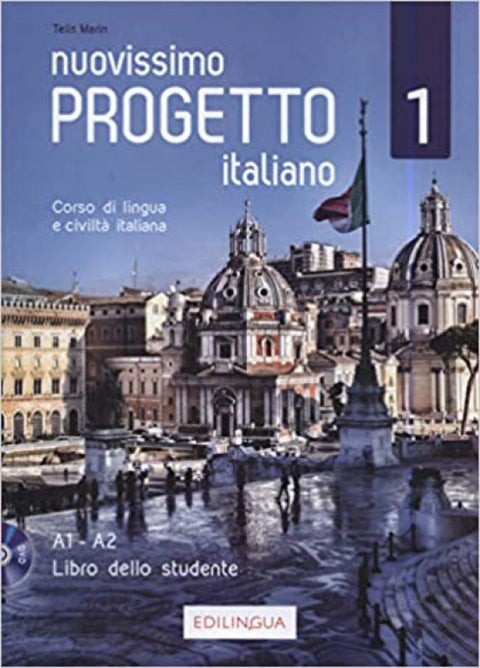  NUOVISSIMO PROGETTO ITALIANO 1 LIBRO DELLO STUDENT +DVD 