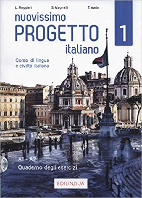  NUOVISSIMO PROGETTO ITALIANO 1 QUADERNO DEGLI ESERCIZI +CD 