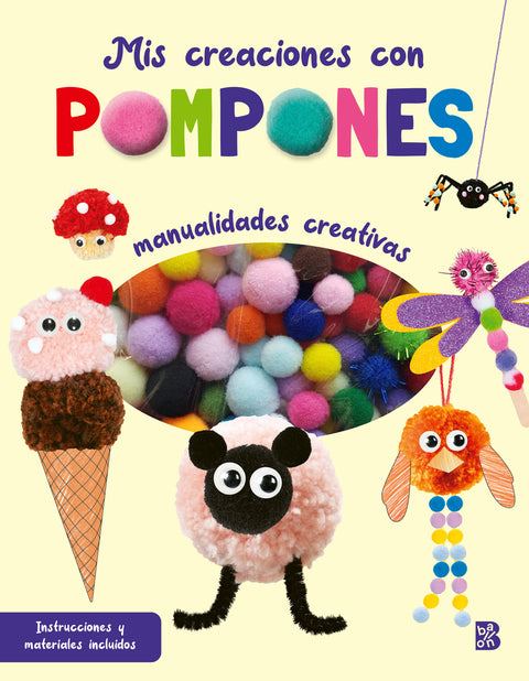  MIS CREACIONES CON POMPONES 