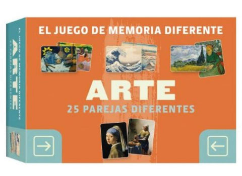  JUEGO DE MEMORIA DIFERENTE ARTE 