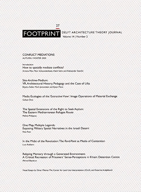  FOOTPRINT 27:CONFLICT MEDIATIONS 